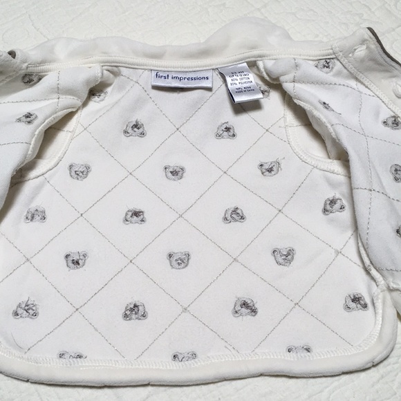 0-3m (5/$20) Velour Light Jacket/Cardigan by First Impressions - Picture 9 of 15